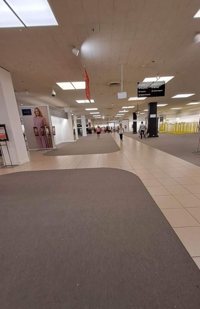 Photos show the once-thriving store all but empty. Picture: Facebook