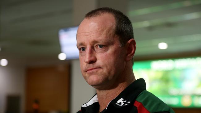 Seibold took offence to the rumours around Maguire’s sacking. Picture: Stewart McLean