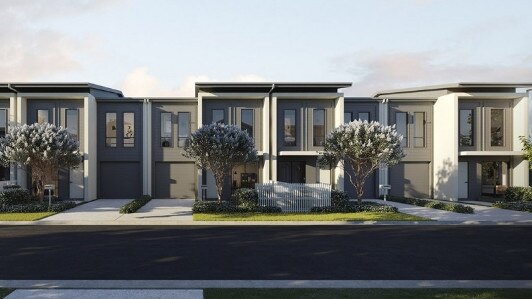 An artist's impression of home at 'Montaine Residences', a $30 million project by Sunland Group on Main St, Mt Annan.