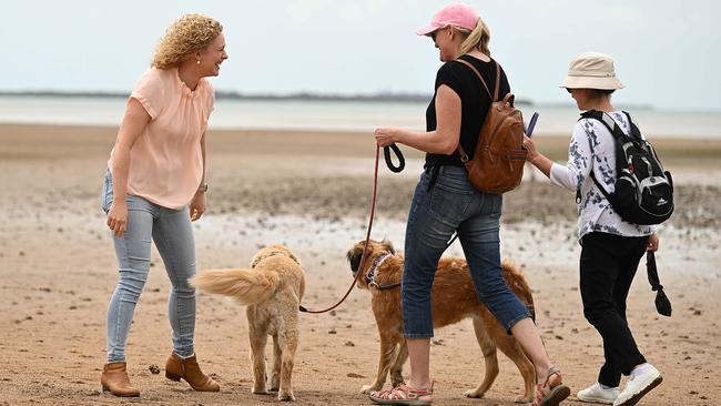 Former Senator Amanda Stoker on the foreshore near her home after she secured preselection for the safe LNP state seat of Oodgeroo, Wellington Point, Brisbane. Picture: Lyndon Mechielsen/The Australian