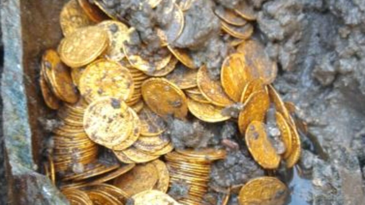 Roman gold coins found in theatre in Italy may be worth millions | news ...