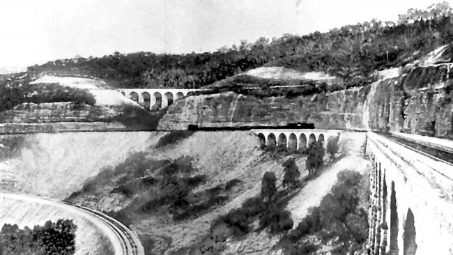 Section of the Zig Zag Railway that carried passengers and freight across The Blue Mountains.