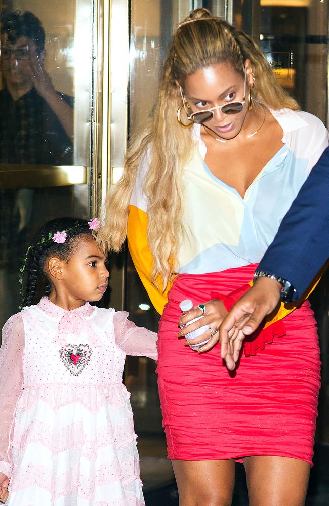 Blue Ivy and Beyoncé. Picture: Splash