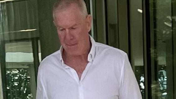 Vaughan Dawes leaves Coffs Harbour court on Wednesday, February 19.