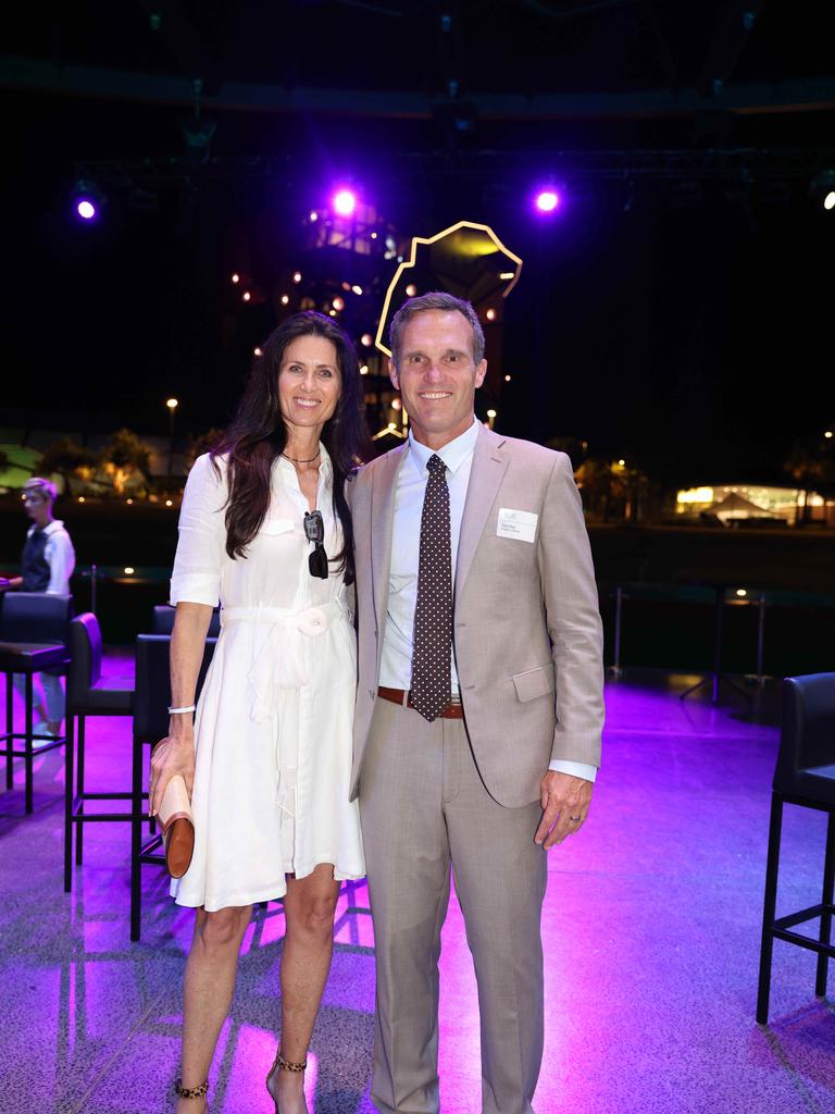 Megan Ray and Tom Ray at the Perry Cross Spinal Research Foundation celebration at HOTA. Picture, Portia Large.