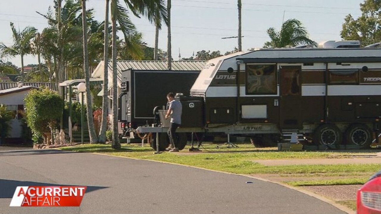 Brisbane Holiday Village has become home to many people unable to secure a rental. Picture: A Current Affair