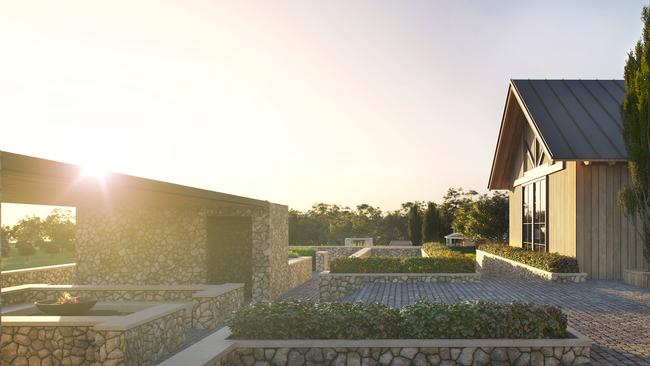 Artist's impression of the proposed $30m hotel at Wirra Wirra in McLaren Vale.