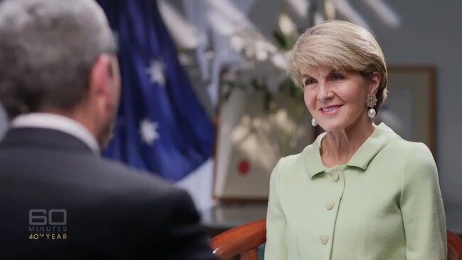 Julie Bishop has spoken on the thin ranks of women in the Coalition.