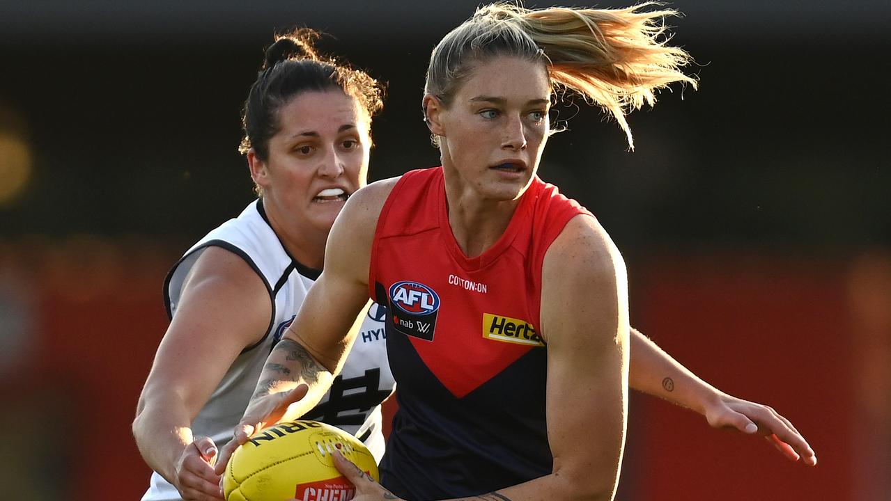 Tayla Harris has opened up on the constant trolling she receives. (Photo by Quinn Rooney/Getty Images)