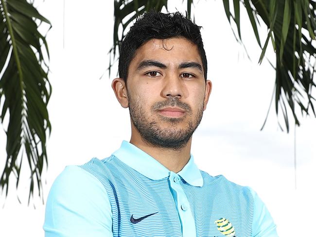 MALACCA, MALAYSIA - OCTOBER 02:  Massimo Luongo of Australia poses during an Australia Socceroos media opportunity on October 2, 2017 in Malacca, Malaysia.  (Photo by Robert Cianflone/Getty Images)