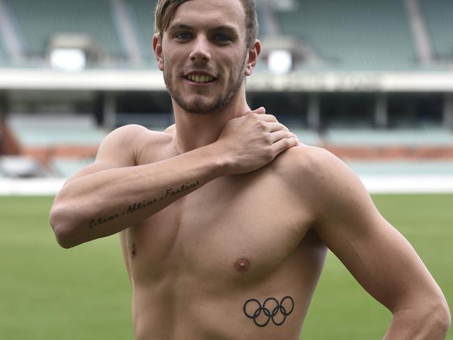 Kyle Chalmers tattoos: Rio Olympics star shows new ink