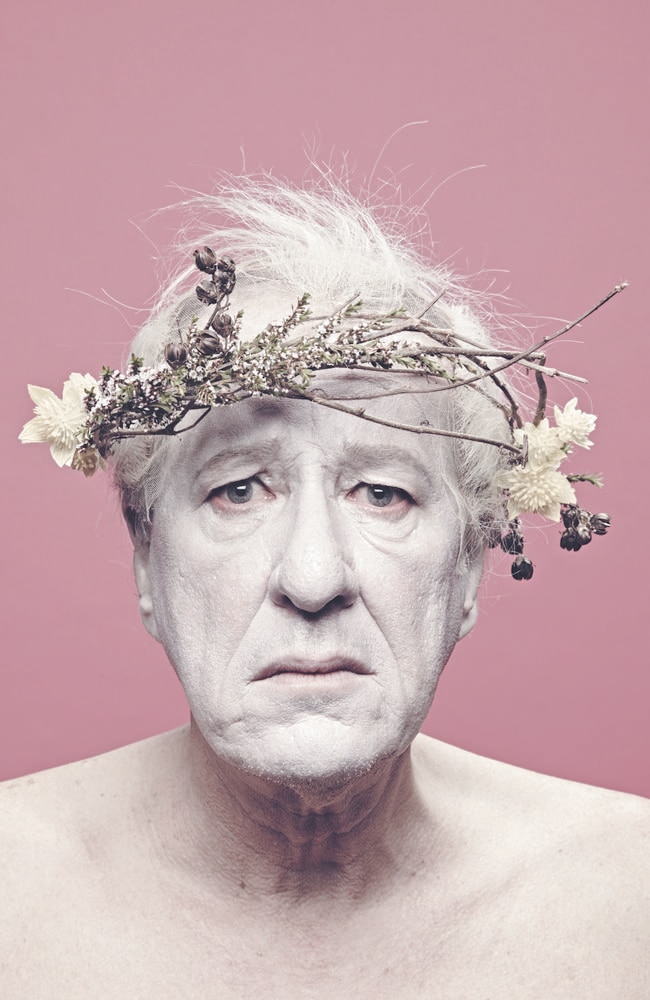 Geoffrey Rush in a publicity still for King Lear part of the Sydney Theatre Company 2015 program