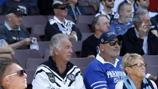 The crowd at the memorial service for Tommy Raudonikis at the Sydney Cricket Ground. Picture: Jonathan Ng