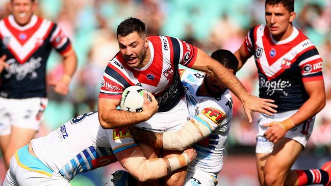 James Tedesco was on fire for the Roosters. Picture: Getty Images