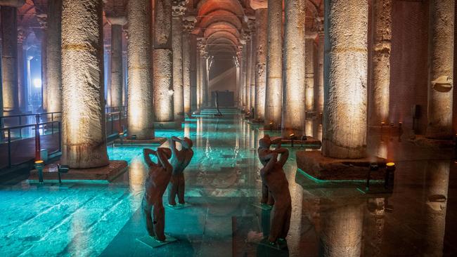 Underground Cistern in Istanbul.