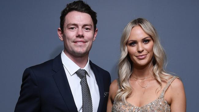 Lachie Neale definitely won some brownie points with his wife Julie.