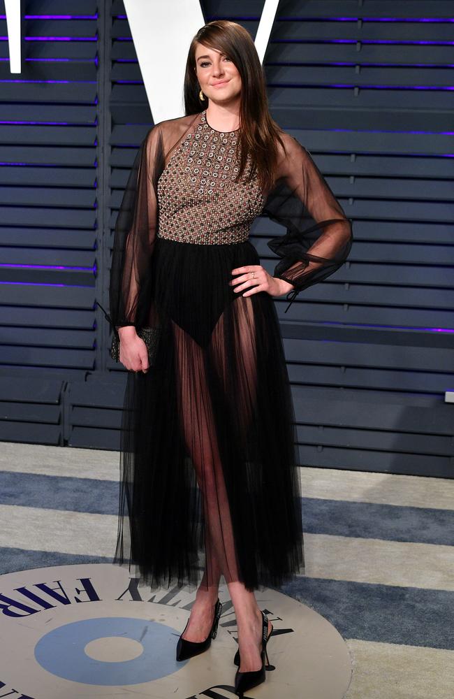 Shailene Woodley attends the 2019 Vanity Fair Oscar Party hosted by Radhika Jones at Wallis Annenberg Center for the Performing Arts on February 24, 2019 in Beverly Hills, California. (Photo by Dia Dipasupil/Getty Images)