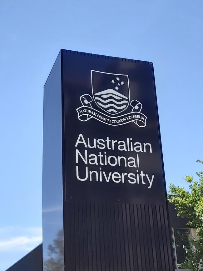 The Australian National University. Picture: Supplied