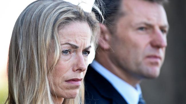 Police are investigating fresh threats against Madeleine McCann’s family, just weeks after a woman was charged of stalking them. Picture: AFP