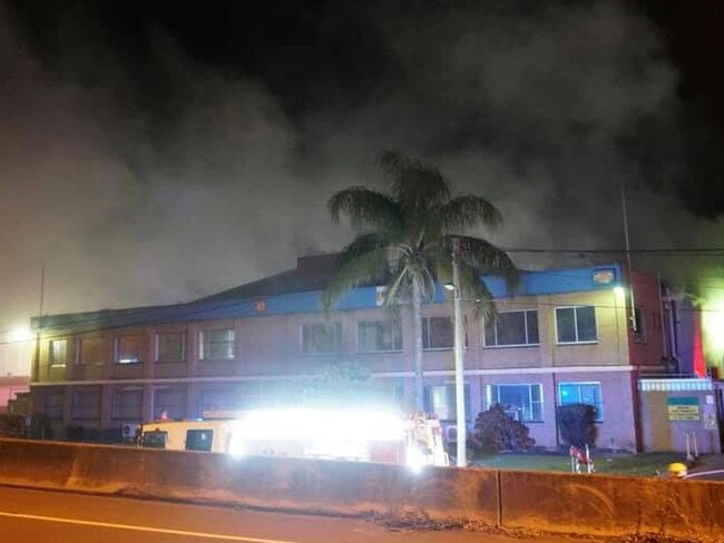 Firefighters were called to a fire at a recycling factory fire in Moorebank on June 22. Picture: Fire and Rescue NSW