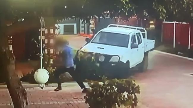 The 45-year-old victim was allegedly verbally abused at a nearby park by the driver of a white Toyota HiLux before it tracked him to Harris St, Carlisle. Picture: Supplied / WA Police