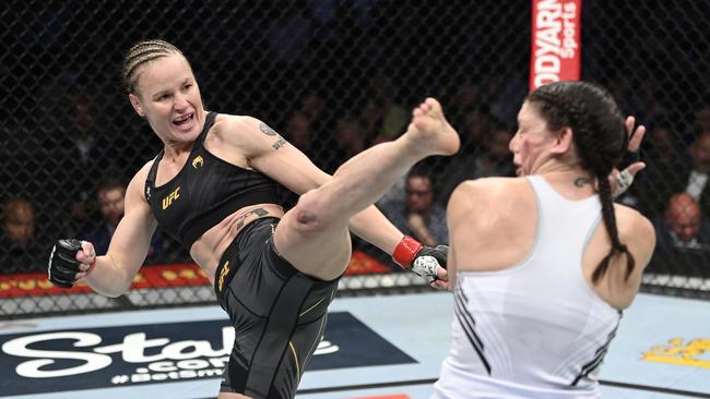 Valentina Shevchenko is still the undisputed UFC champion. Photo by Jeff Bottari/Zuffa LLC