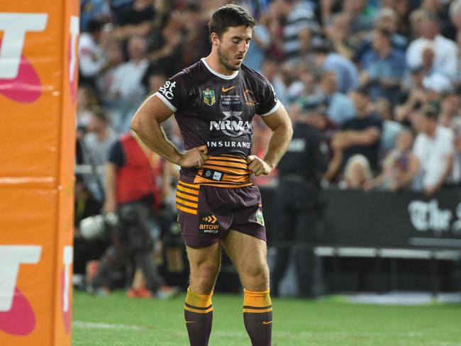 Ben Hunt NRL grand final 2015 Broncos v Cowboys setback