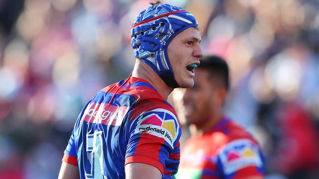 Kalyn Ponga’s flippant comment when asked how he felt about Nathan Brown’s departure was savaged by former greats. Picture: Getty Images