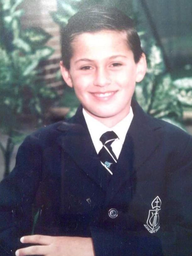 Salim Mehajer as a primary school student.