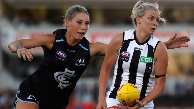 Carlton’s AFLW game plans have come under fire.