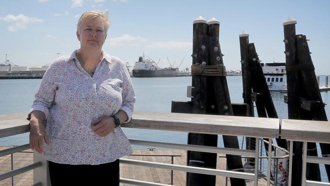 Australian Border Force inspector and Operation Jardena supply chain liaison officer, Vanessa Ruff who is out to bust crime gangs trying to smuggle drugs and other illegal items. Picture: Coleman-Rayner