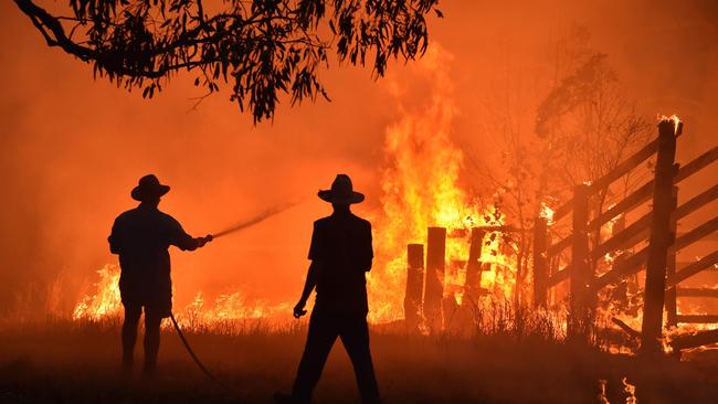 The bureau predicts a less catastrophic bushfire season than Black Summer in 2019-20, but significant concerns persist. Picture: Peter Parks