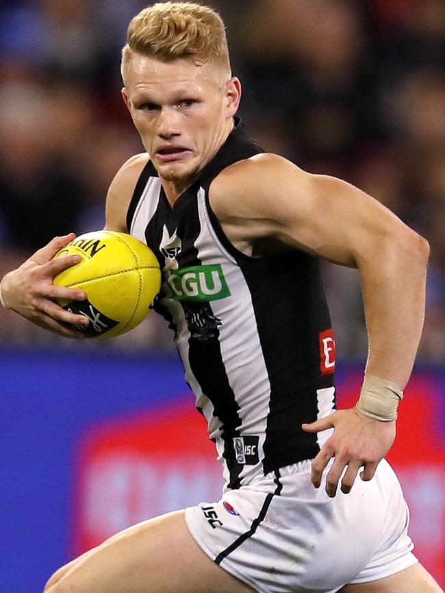 Adam Treloar has missed just one. Picture: Michael Klein