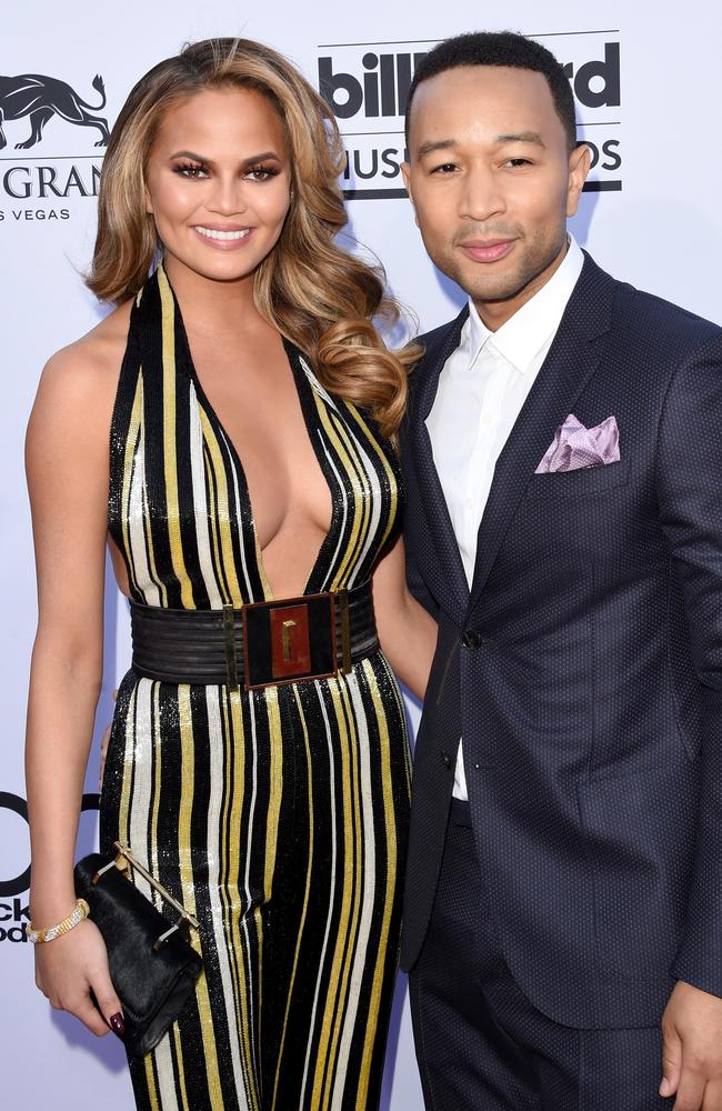 Chrissy Teigen revealed she had to assure husband John Legend she wasn’t the cuplrit. Picture; Jason Merritt/Getty Images