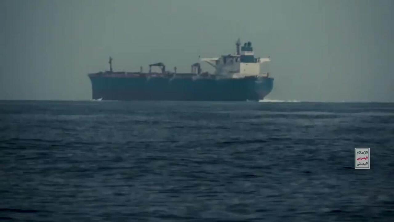 Houthis Release Video of Drone Attack on Oil Tanker in Red Sea