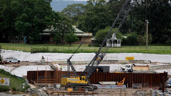 The new Green Bridge sits on land near the historic 1852 Emu Hall homestead which is set to be converted into a restaurant. Picture: Peter Kelly