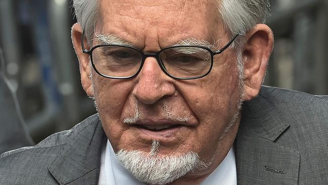 Veteran entertainer Rolf Harris arriving at Southwark Crown Court in London on July 4, 2014. Picture: AFP / Niklas Hallen