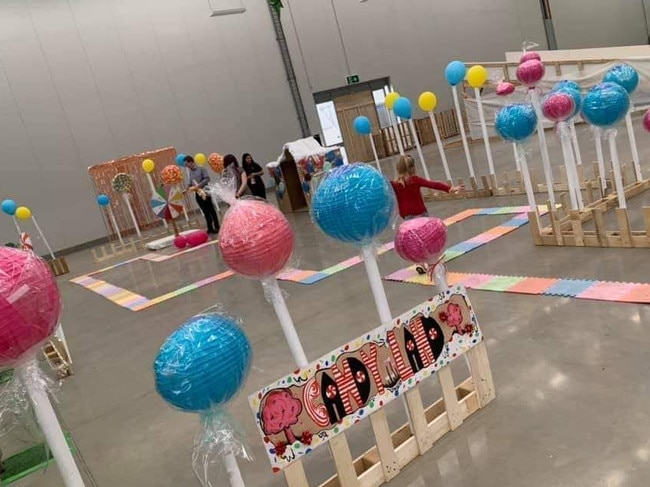 The event promised a giant Candy Lane game, according to its Eventbrite page. Picture: Facebook