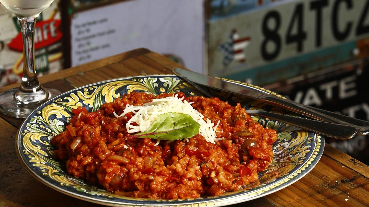 Risotto Napoletana at Mama &amp; Papa's restaurant at Parramatta. Picture: John Appleyard