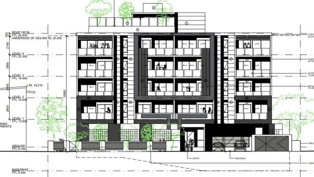 Plans for the new apartment complex on Emsworth St, Wynnum.