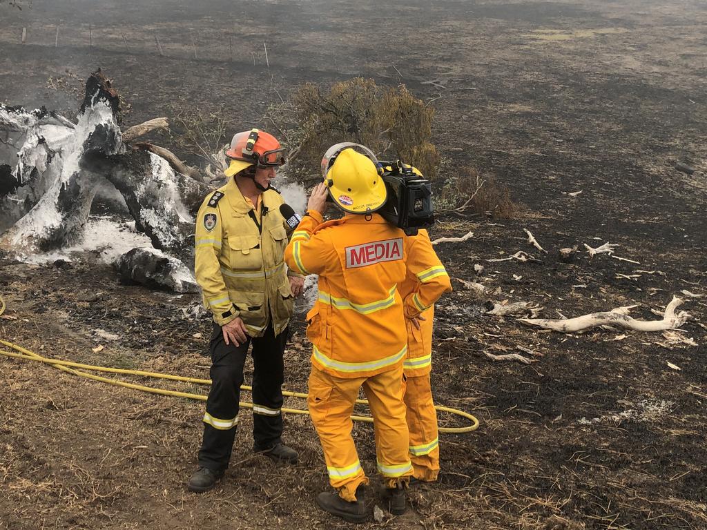 Pictures from volunteer Tweed firefighters in a Far North Coast strike team at Cobargo helping fight the south NSW bushfires. The crews stayed overnight at Tathra. Pictures courtesy of Tweed Coast Rural Fire Brigade