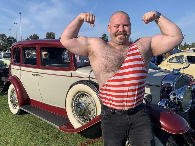 Jordan ‘Biggie’ Steffans 1930 Cadillac Limousine . Picture: Tara Miko