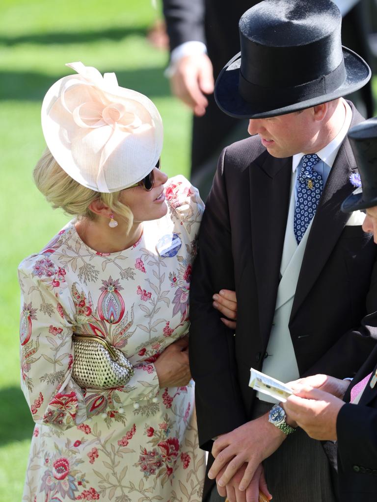 Zara Tindall and Prince William. Picture: Chris Jackson/Getty Images