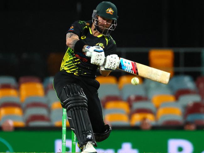 Matthew Wade has refashioned has refashioned himself as Australia’s finisher. Picture: AFP