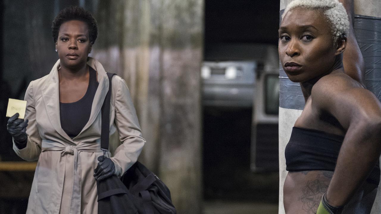 This image released by 20th Century Fox shows Viola Davis, left, and Cynthia Erivo in a scene from 