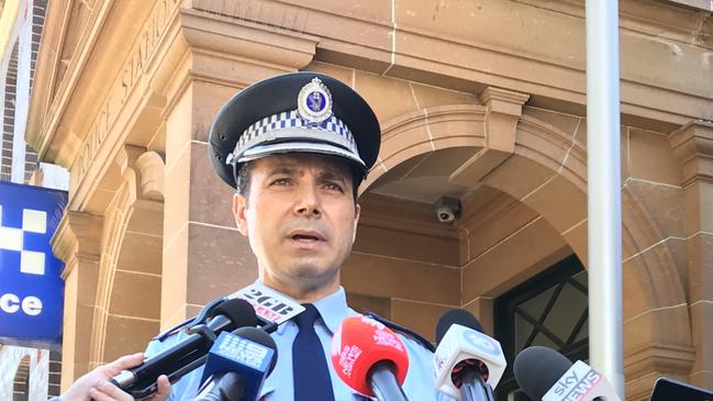 Northern Beaches Police crime manager Chief Insp. Michael Boutouridis is urging the ute driver to come forward. Picture: News Corp