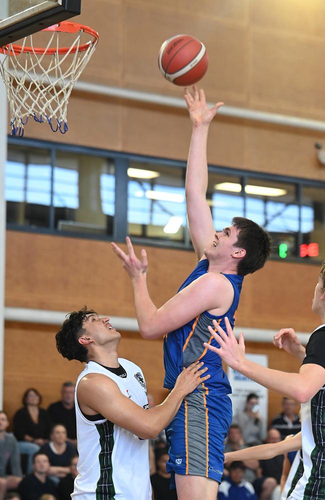 GPS basketball Churchie v BBC Saturday August 10, 2024. Picture, John Gass