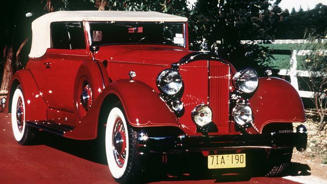 A 1934 Packard Twelve 1107 Dietrich Convertible has sold for $330,000.