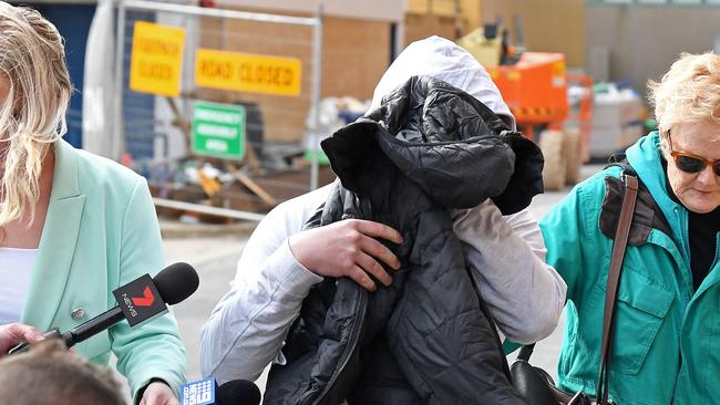 Rohan Peter Wakefield leaving the Adelaide Watch House after being granted bail in 2020. Picture: Tom Huntley