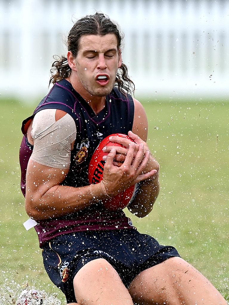 Jarrod Berry dominated Brisbane Lions’ pre-season game against Adelaide.